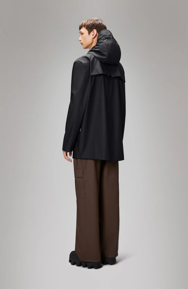 RAINS Jacket: An Ever-Contemporary Unisex Rain Jacket BLACK