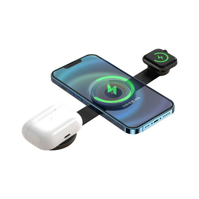 Tech Trendz Mini 3-in-1 Magnetic Wireless Charger