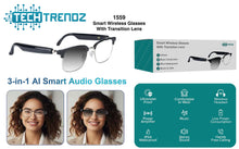 Smar Wireless Glasses with Transition Lens