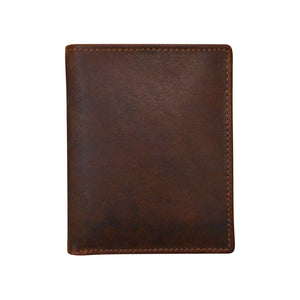 Cheyenne Extra Page ID 2-Fold Leather RFID Wallet