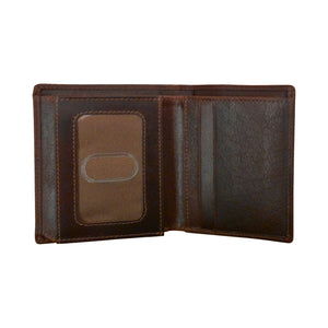 Cheyenne Extra Page ID 2-Fold Leather RFID Wallet