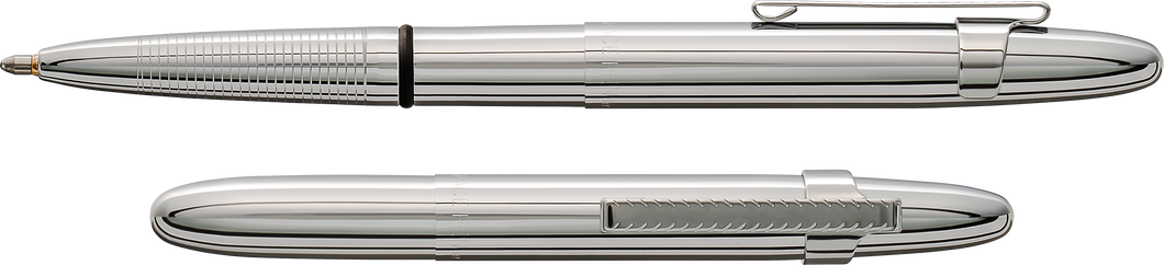 Chrome Bullet Space Pen with Clip by Fisher
