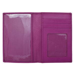 Leather RFID Passport Cover with Cards