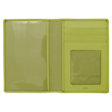 Leather RFID Passport Cover with Cards