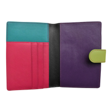 ILI Leather RFID Passport Case with Snap