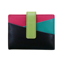 Mini Asymmetric Card Wallet w/Tab-RFID by ILI New York