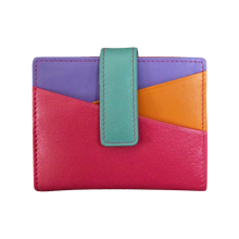 Mini Asymmetric Card Wallet w/Tab-RFID by ILI New York