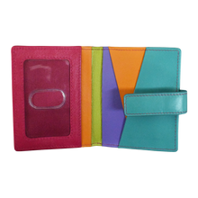 Mini Asymmetric Card Wallet w/Tab-RFID by ILI New York