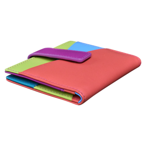 Mini Asymmetric Card Wallet w/Tab-RFID by ILI New York