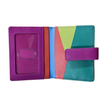 Mini Asymmetric Card Wallet w/Tab-RFID by ILI New York