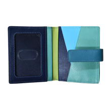 Mini Asymmetric Card Wallet w/Tab-RFID by ILI New York
