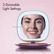 Fancii Mila Luxe Lighted Compact Mirror 10X-Rechargable