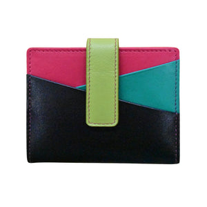 Mini Asymmetric Card Wallet w/Tab-RFID by ILI New York