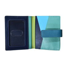 Mini Asymmetric Card Wallet w/Tab-RFID by ILI New York