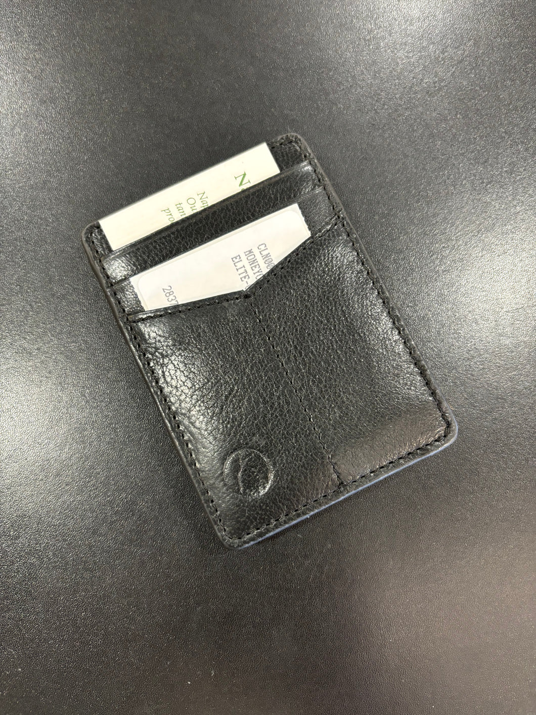 Capital Leather RFID Money Clip Card Case Front Pocket Wallet