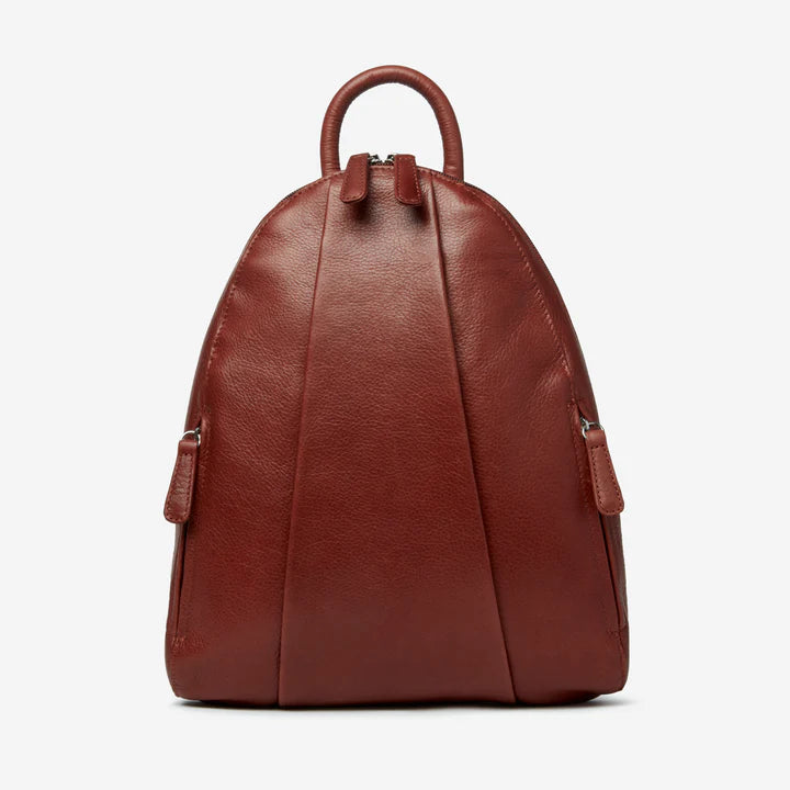 Osgoode Marley Leather Teardrop Multi Zip Backpack