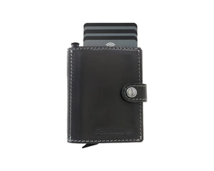 Pularys Modern Traveler Wallet with Retro 51 Pen Black