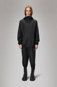 RAINS: Storm Breaker Zip Rain Jacket Black