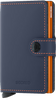 SECRID Mini Wallet Matte Night-Blue & Orange