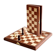 Travel Magnetic Folding Wood Chess Set