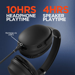 Hypergear Flip 2-in-1 Headphones + Speaker