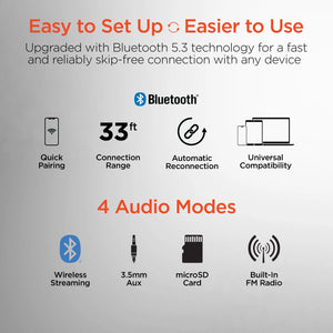 Hypergear Flip 2-in-1 Headphones + Speaker