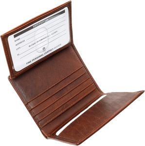 Cheyenne Extra Page ID 2-Fold Leather RFID Wallet