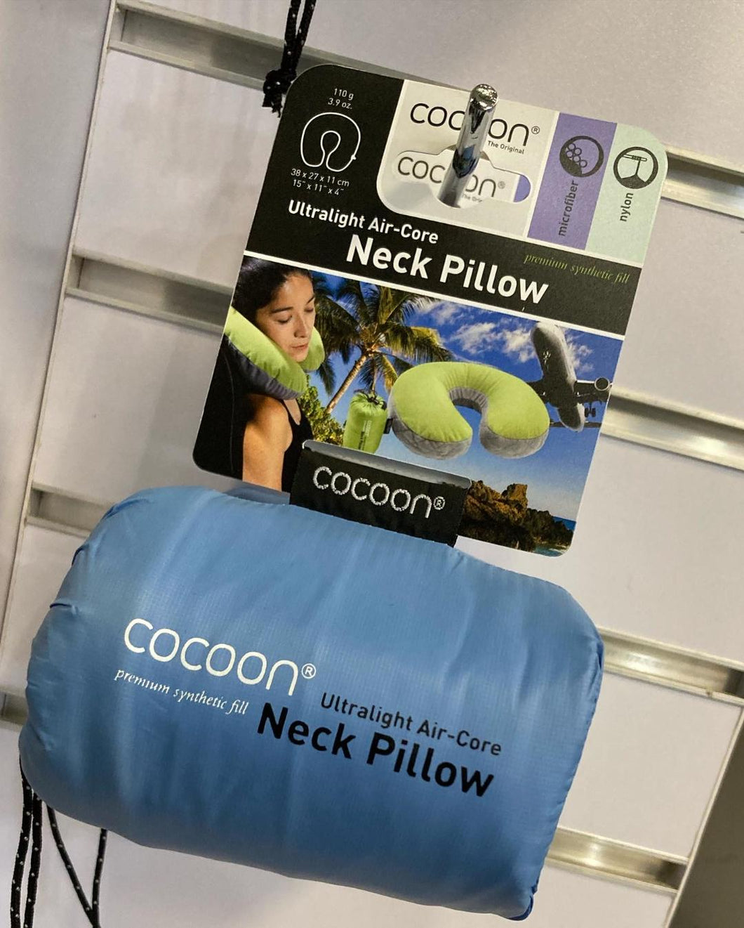 Cocoon by Design Salt:  Ultralight Air-Core Neck Pillow