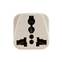 Grounded Adaptor Plug – South Africa/India (15 Amp)