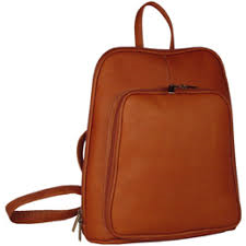 Slim Leather Backpack