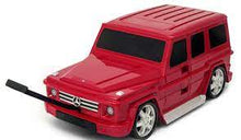 Ridaz Car Shaped Luggage: Mercedes G Wagon Red