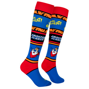 Odd Socks Themed Compression Socks - Tony The Tiger/ Frosted Flakes