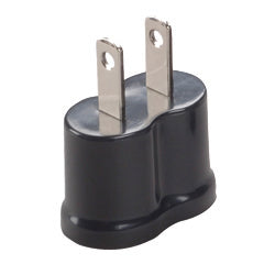 Non-grounded Adapter Plug for use in North, Central and South America