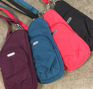 Travelon Essentials Mini Asymmetric Cossbody Anti-theft