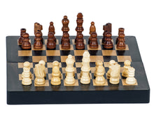 Travel Walnut Folding Magnetic Chess Set- 8 inch
